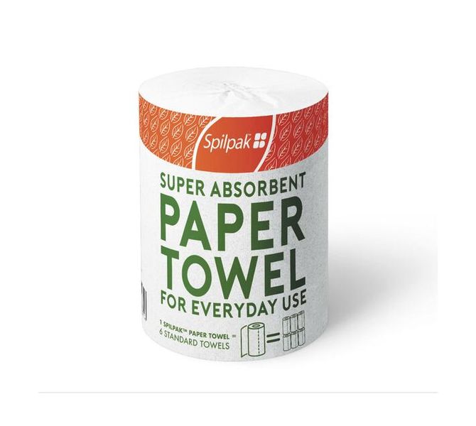 Spilpak Laminate 2Ply Paper Towel - Pack of 6 - 70m