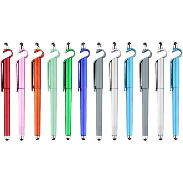 Multifunctional Stylus Ballpoint Pens For Stationery And Touch Screen Devi