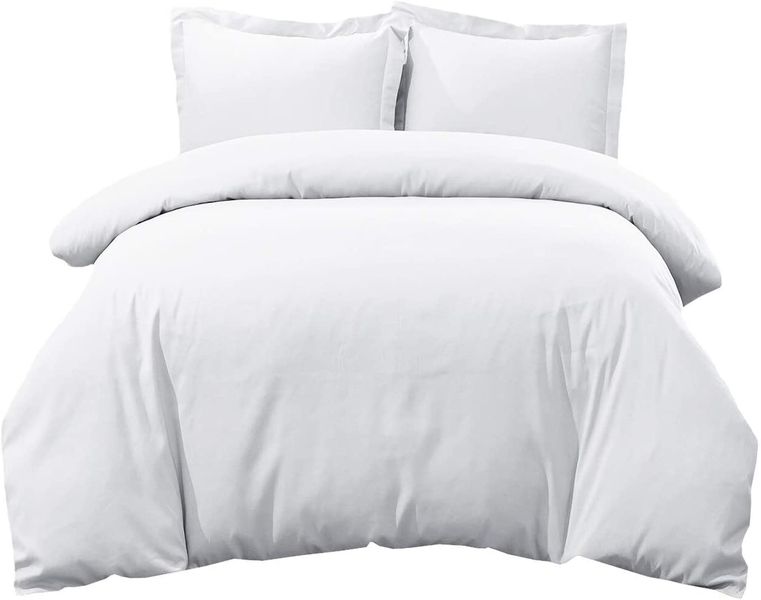 Afri Hotelware Quality Plain Duvet Cover &amp; 2 Pillow Cases