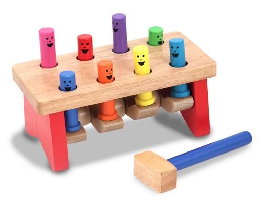 Melissa &amp; Doug Deluxe Pounding Bench
