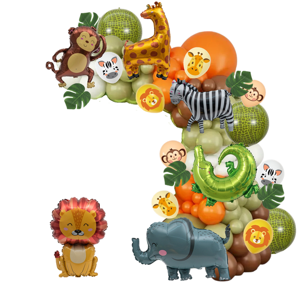 Zoo Balloon Arch - 137 Piece
