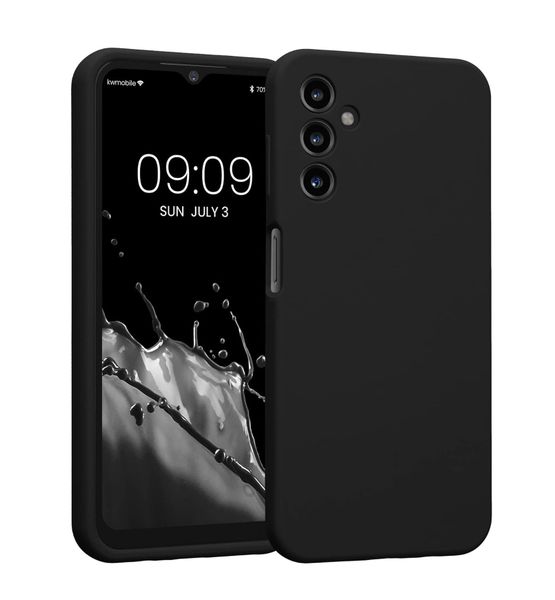 Liquid Silicone Back Cover Compatible with Samsung Galaxy A25 - Black