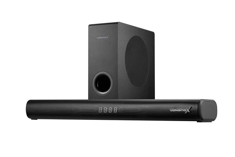 VolkanoX Empire 2.1 Bluetooth Soundbar with Wireless Subwoofer HDMI ARC EQ