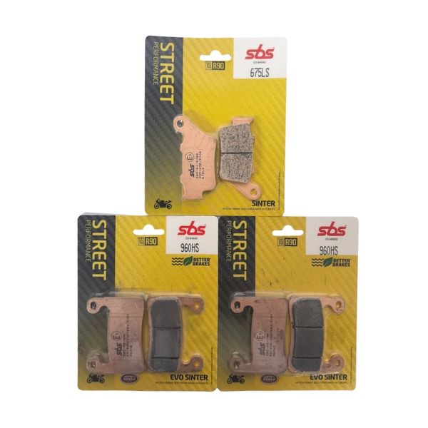 SBS Sintered Brake Pad Kit to fit BMW S1000R 2020-2024 / S1000RR 2019-2021