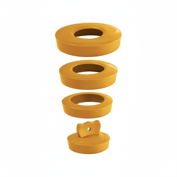 Wirquin Universal Orange Basin Sink Plug for Kitchen and Bathroom