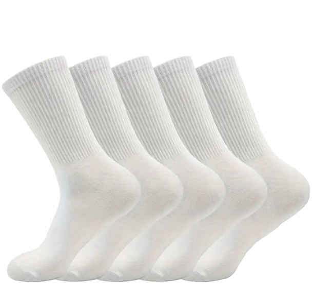 Comfy Breathable Cotton Odor Prevention Socks - 5 Pack