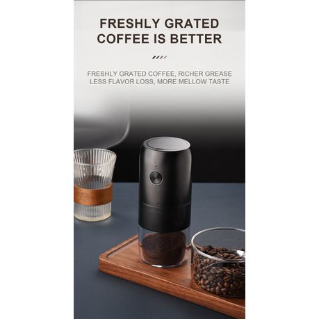 コーヒーメーカー・エスプレッソマシン Hug Family Portable Electric Grinder X-Home Rechargeable Electric Coffee Grinder Portable Powerful