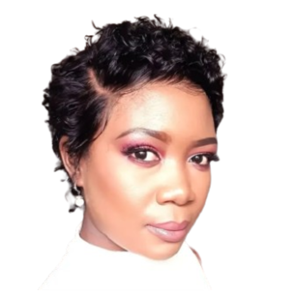 Full Frontal Short Brazilian Hair Pixie Wig.