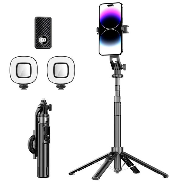 Extendable Auto Face Tracking Tripod 360 Rotation for Vlog/Video Recording