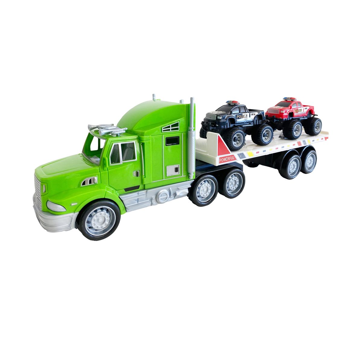 Toy Semi Truck Carrier Friction Power with Two Monster Trucks | Shop ...