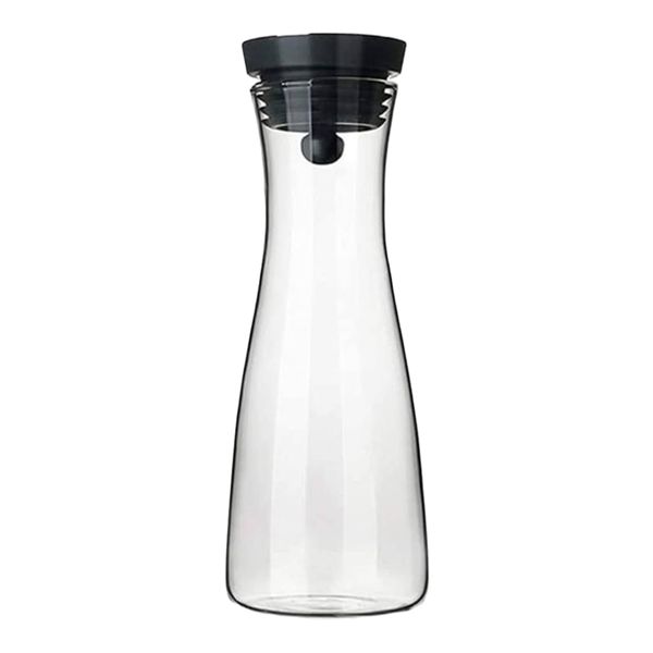 Carafe 1L Glass With Stainless Steel Lid