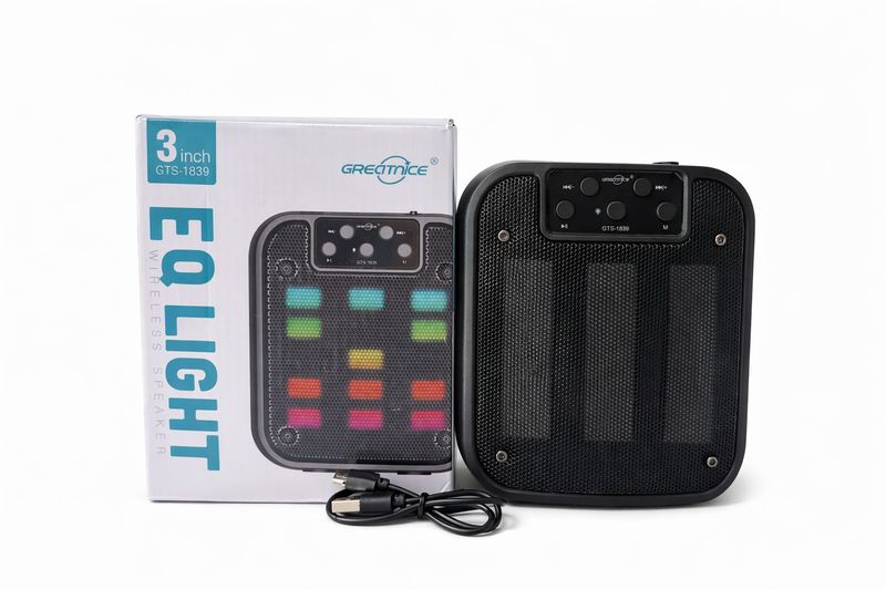 Greatnice EQ Light 3-Inch Portable Wireless Bluetooth Speaker