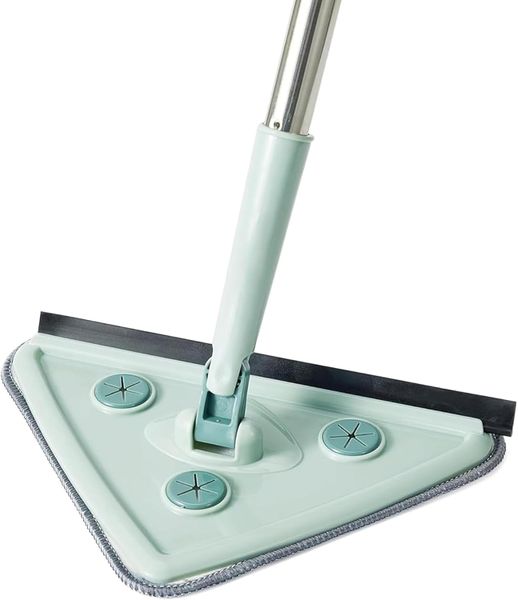 Sulfar Classic Cotton Floor Mop With Stick, Super Absorbent (Red &amp; White)