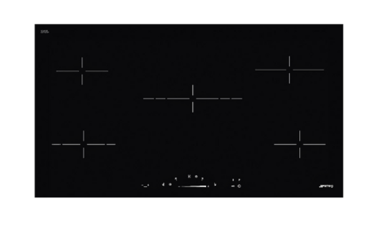 Smeg SE495ETD Black Ceran Touch Hob 90cm -