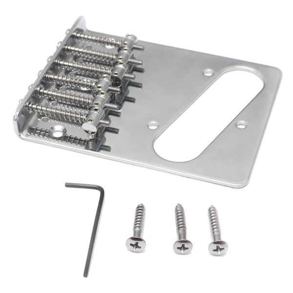 Vintage Style 6 Strings Saddle Top Loader Bridge for Tele Telecaster Style