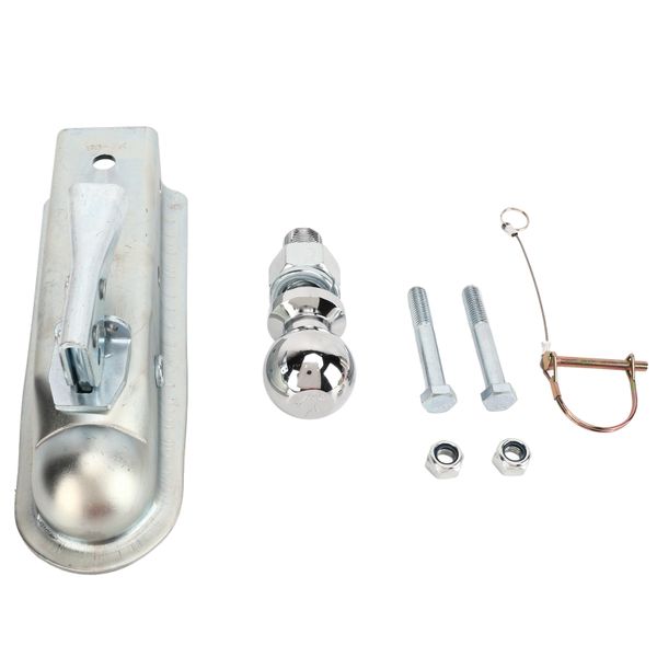 2in Square Channel 3500 Lbs Straight Tongue Trailer Coupler