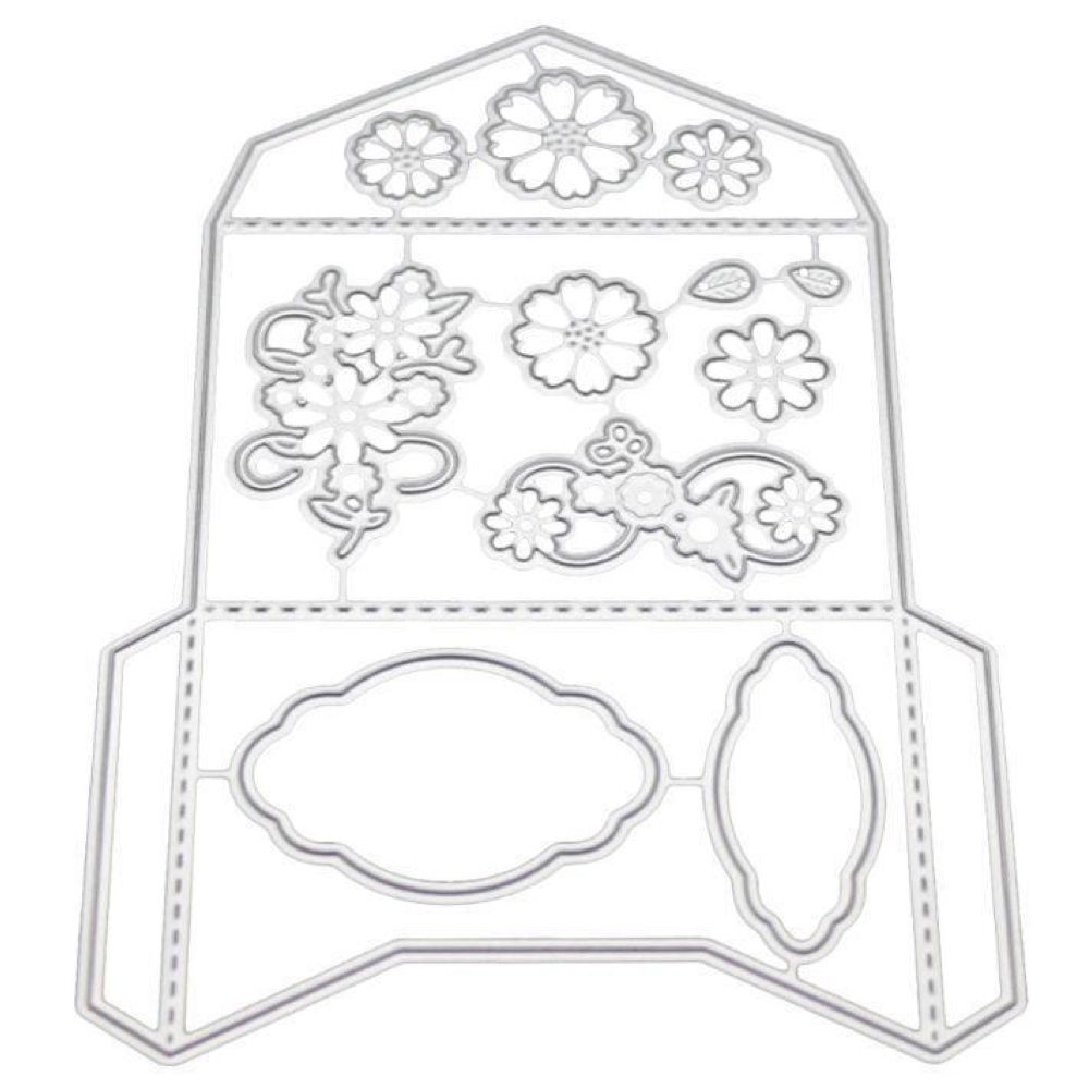 Craft Stationary Decorative Envelope Steel Template Stencil(14cm ...