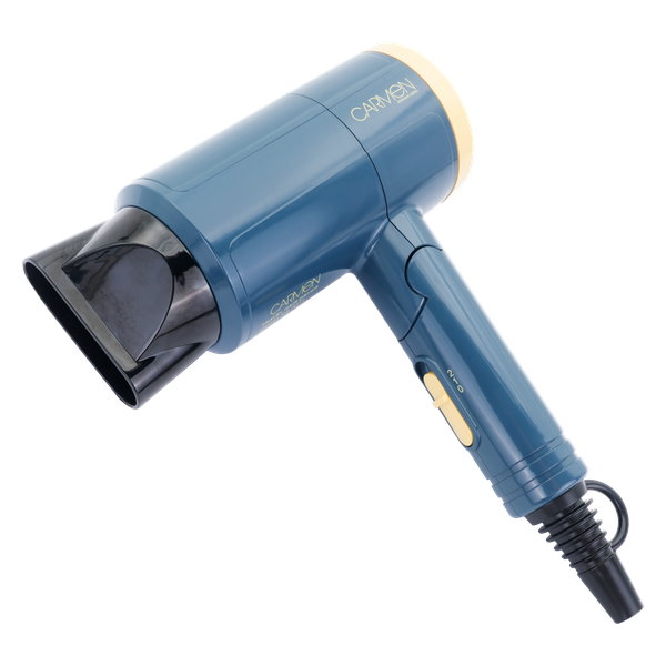 Carmen Speed Pro Hair Dryer 1300W - Silver, Fast Drying with Mirror View