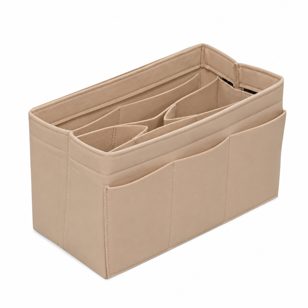 2-in-1 Felt Tote Bag Organizer Insert Handbag Shaper Multi-Pocket Storage