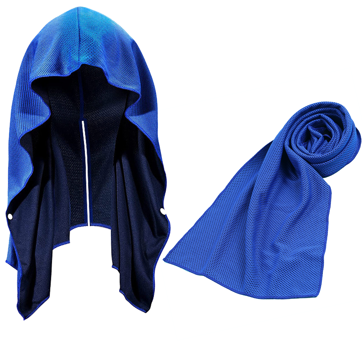 2 Pieces Instant Cooling Towel Cooling Cloth Sports Towel Set - Heat Relief