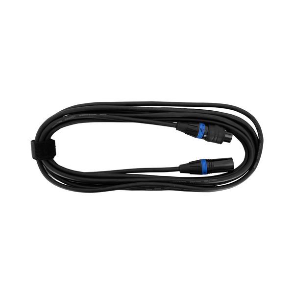 Hybrid Dmx Cable XLR Male - XLR Female with IP65 Waterproof connectors 5m