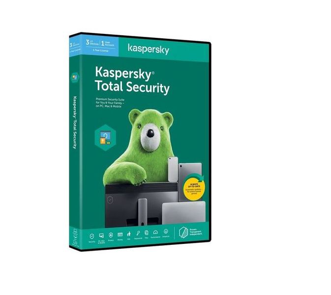 Kaspersky 2020 Total Security 3-User-DVD