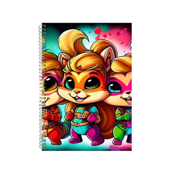 Chibi Chipettes Notebook Animal Gift Idea Notepad Pad 81
