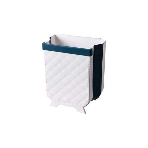 Collapsible Hanging Trash Waste Bin For Kitchen Cabinet &amp; Car