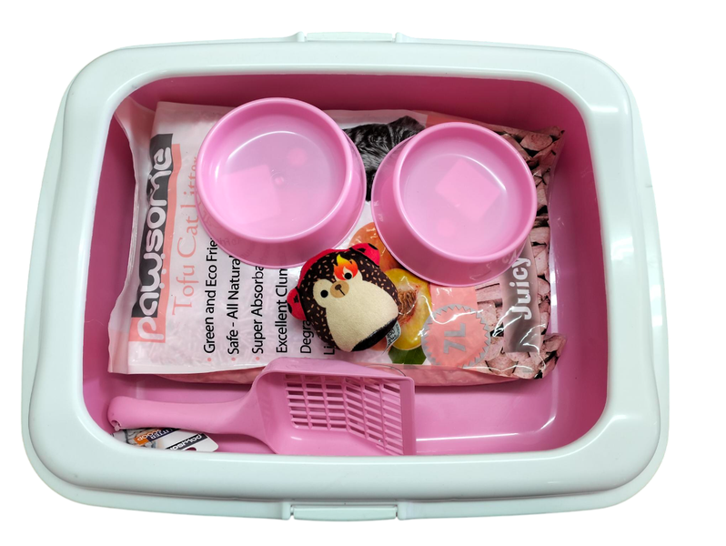 Pawsome Cat Starter Kit - Pink