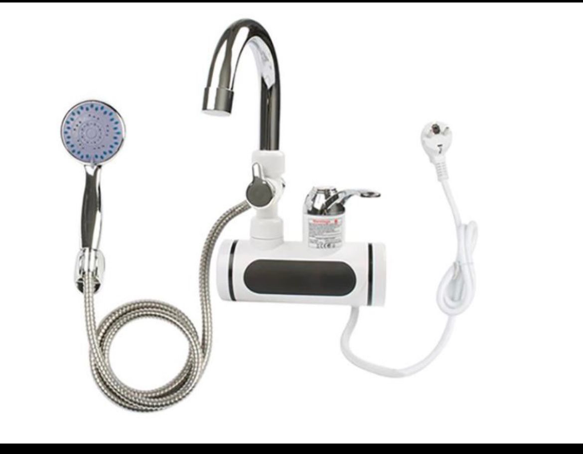 Instant Electric Heating Water Tap And Shower Lateral Entry