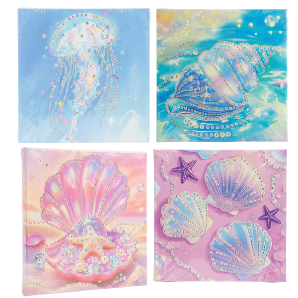 4pcs Ocean 20cm Pearl Painting Bundle
