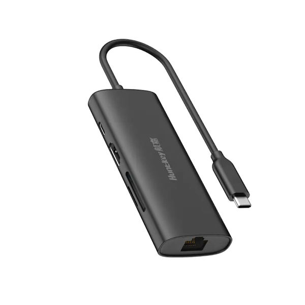Huntkey 8-in-1 Hdmi 4Kx2K/30Hz Max PD100W USB-C Docking Station