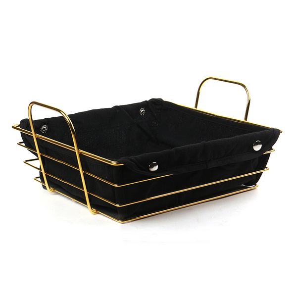 Stainless Steel Bread Storage With Linen Cloth and Handles for Kitchen