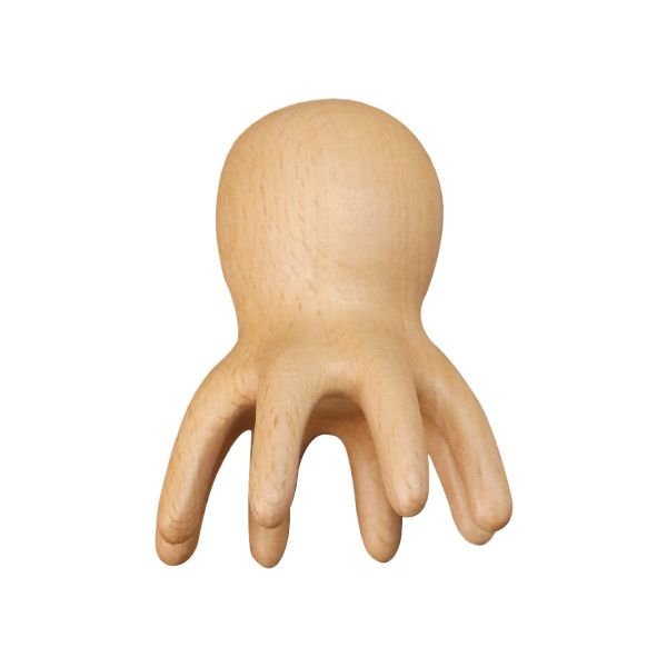 Octopus comb for scalp massage