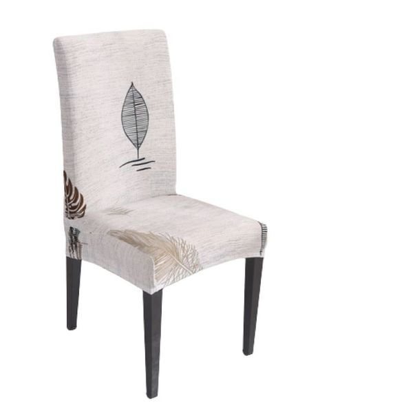 Stretch Dining Chair Slipcovers - Leaves - Set of 4