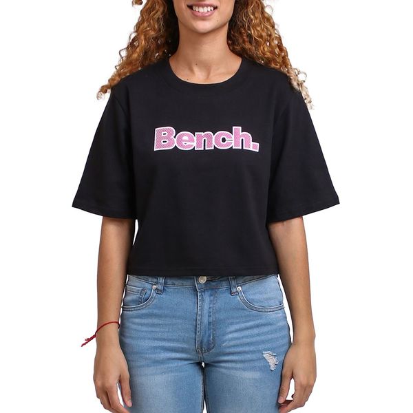 Bench-Kay Cropped Ss Tee-Black