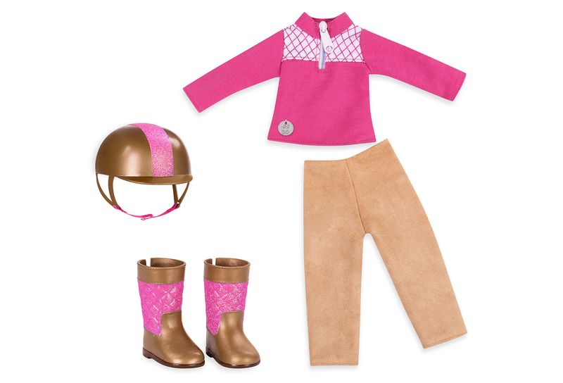 Glitter Girls Deluxe Equestrian Outfit - Ride and Shine for 14" Dolls