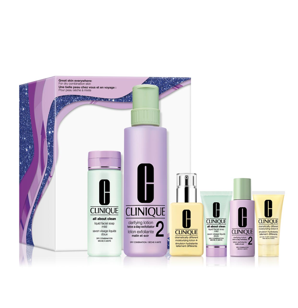 Clinique Great Skin Everywhere 3-Step Skincare Set For Dry Skin
