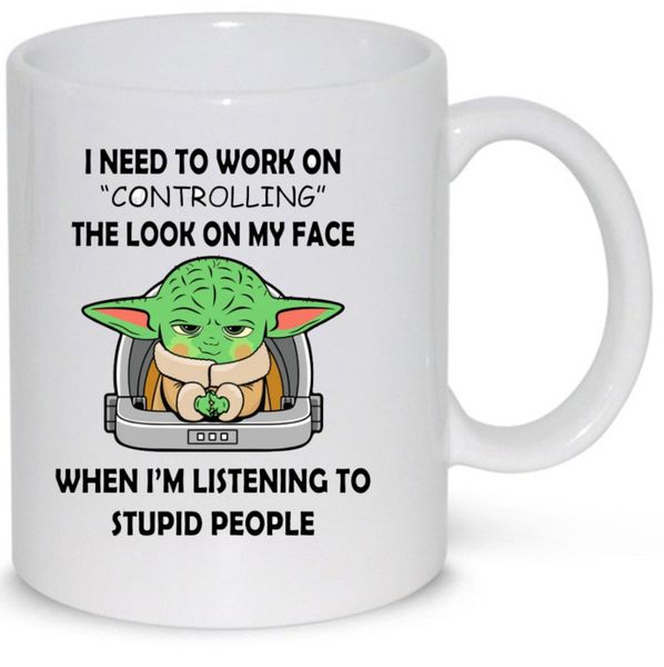 The Look On My Face Baby Meme Funny Gift Coffee Mug (11Oz Normal Size)