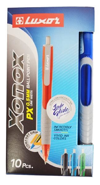 Luxor Xonox - III Ball Pen Blue 0.7mm (1852G) 10Pcs.