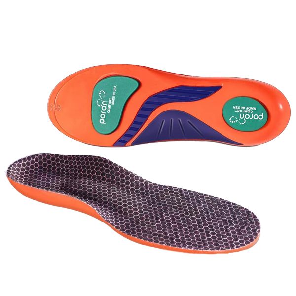 QYNIAL Shock Absorbing Sports Insoles Arch Support Insole Standing Work 1PR