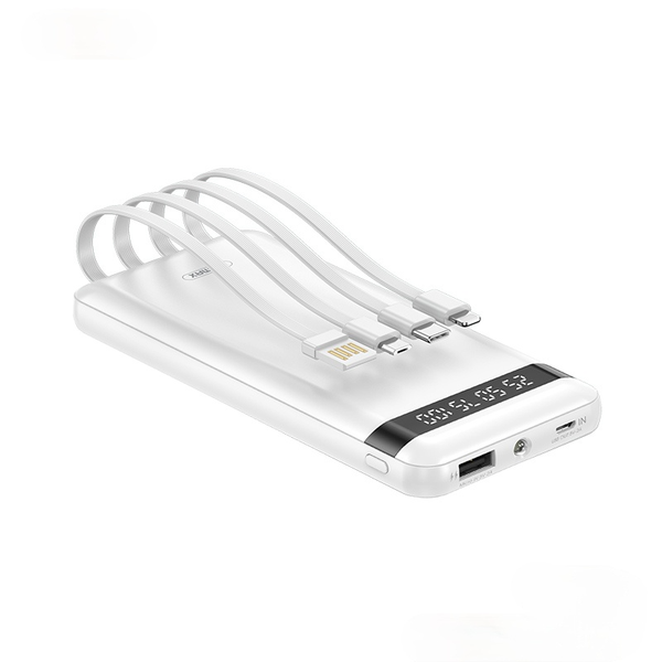 Large Capacity 10 000 mAh Power Bank With Cable