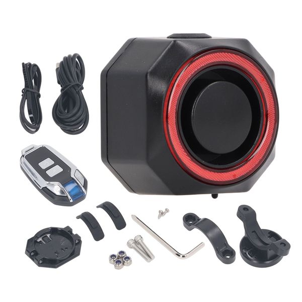 Bike Alarm Tail Light 110dB Waterproof Anti-Theft