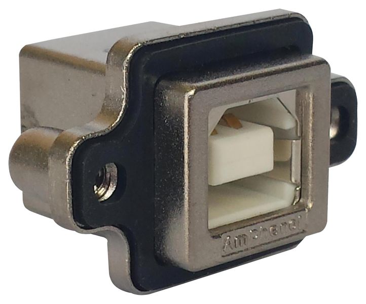 Amphenol Communications (MUSBD111M0) USB Connector, USB Type B, USB 2.0