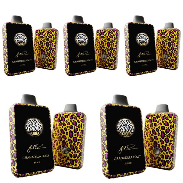 Jack Parow Tjoef 10k Disposable 50MG - Granadilla Lolly (Pack of 5)