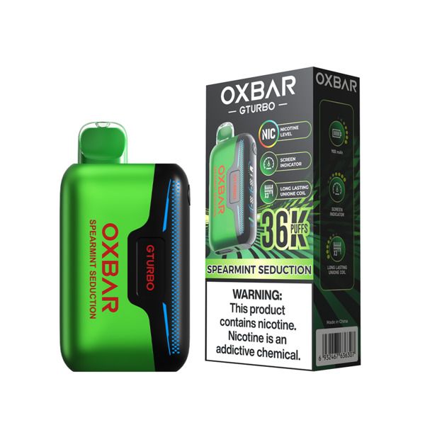 Oxbar Gturbo 36000 Puffs Spearmint Seduction