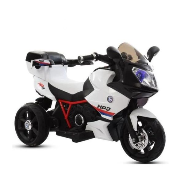 HP2 Electric Motorbike - Black and white
