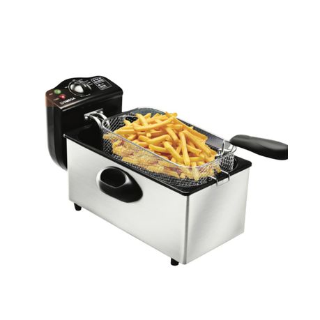 Omega 2000W Stainless Steel Deep Fryer - Fast & Crispy Results OM-S13 Image