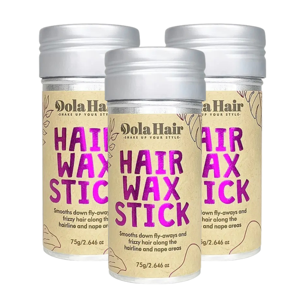 Dola Hair - Hair Wax Stick 3 Pack (75g Each) for Flyaways &amp; Sleek Styling