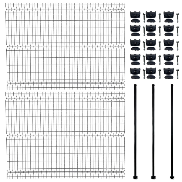 Clear View Fencing Panels Full Installation Kit (1800x2500MM)
